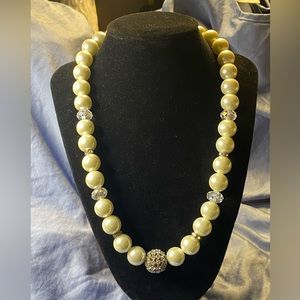 Faux Pearl Necklace